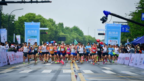 富春江集团 2024杭州富阳 富春山居半程马拉松鸣枪开跑